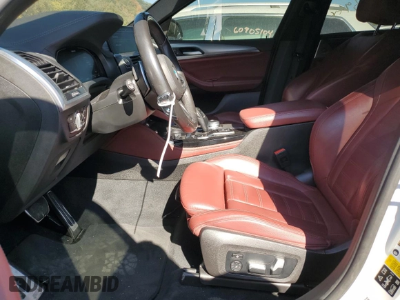 2020 BMW X4 M40i z VIN 5UX2V5C04L9C56582, wystawiony jako Copart lot #72743394 z przebiegiem 44 351 mil mil oraz Nie do naprawy • Non repairable. Historia ofert i sprzedaży dostępna na DreamBid. Obrazek 7.