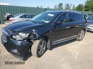 2015 Infiniti QX60 with VIN 5N1AL0MM6FC541632, listed as a Copart auction lot 62077105 with 123,164 mi miles and Salvage title. Bid and sale history available at DreamBid. Image 1.