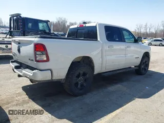 2020 Ram 1500 Big Horn with VIN 1C6SRFFT1LN103090, listed as a IAAI auction lot 41919577 with 70,429 mi miles and . Bid and sale history available at DreamBid. Image 4.