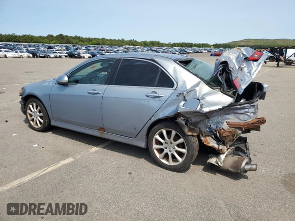 2006 Acura TSX with VIN JH4CL96886C000789, listed as a Copart auction lot 58255645 with 237,659 mi miles and Salvage title. Bid and sale history available at DreamBid. Image 2.