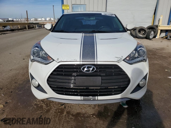 2015 Hyundai Veloster Turbo with VIN KMHTC6AE5FU243883, listed as a Copart auction lot 87482514 with 159,499 mi miles and Clean title. Bid and sale history available at DreamBid. Image 5.