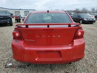 2014 Dodge Avenger SE with VIN 1C3CDZAB0EN166815, listed as a Copart auction lot 53706095 with 136,343 mi miles and Salvage Title. Bid and sale history available at carsss.com. Image 6.