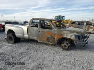 2009 Dodge Ram 3500 SLT with VIN 3D7MX48L89G556350, listed as a Copart auction lot 80235684 with 0 mi miles and Non Repairable. Bid and sale history available at carsss.com. Image 4.