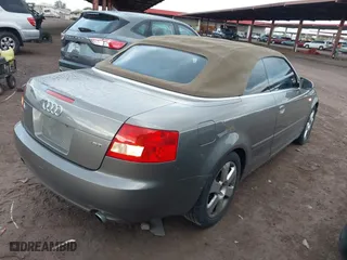 2004 Audi A4 1.8T with VIN WAUAC48H34K003513, listed as a IAAI auction lot 41788941 with 127,942 mi miles. Bid and sale history available at carsss.com. Image 4.