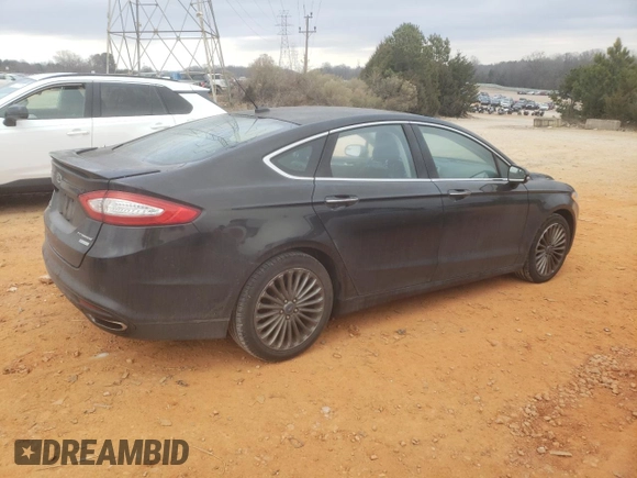 2013 Ford Fusion Titanium with VIN 3FA6P0K98DR123865, listed as a Copart auction lot 42846505 with 94,598 mi miles and Salvage Title. Bid and sale history available at DreamBid. Image 3.