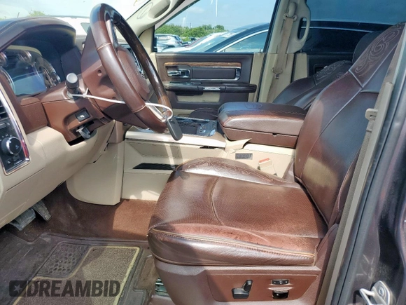 2018 Ram 1500 Longhorn with VIN 1C6RR7PT7JS194268, listed as a Copart auction lot 56565985 with 183,323 mi miles and Salvage title. Bid and sale history available at DreamBid. Image 7.
