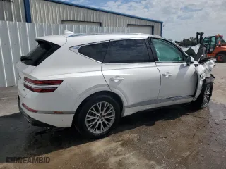 2024 Genesis GV80 with VIN KMUHBDSB1RU181809, listed as a Copart auction lot 68825614 with 8,426 mi miles and Non Repairable. Bid and sale history available at carsss.com. Image 3.
