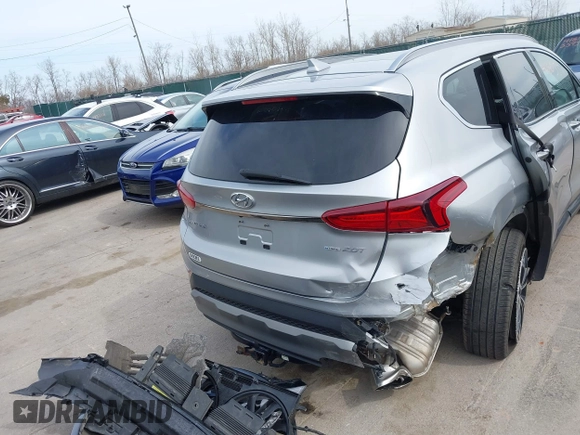 2020 Hyundai Santa Fe Limited with VIN 5NMS5CAA8LH280600, listed as a IAAI auction lot 41801359 with 61,519 mi miles. Bid and sale history available at carsss.com. Image 16.