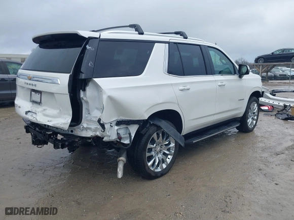 2024 Chevrolet Tahoe LT with VIN 1GNSKNKD8RR306847, listed as a IAAI auction lot 41407912 with 3,008 mi miles. Bid and sale history available at carsss.com. Image 4.