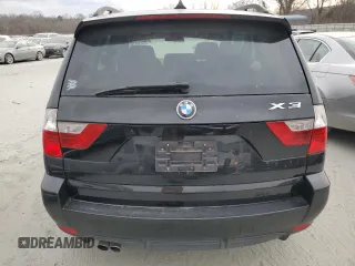 2009 BMW X3 xDrive30i with VIN WBXPC93499WJ25696, listed as a Copart auction lot 46978465 with 0 mi miles and Salvage Title. Bid and sale history available at carsss.com. Image 6.