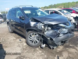2015 Nissan Rogue SL with VIN 5N1AT2MT1FC766074, listed as a IAAI auction lot 41908829 with 52,537 mi miles. Bid and sale history available at carsss.com. Image 1.