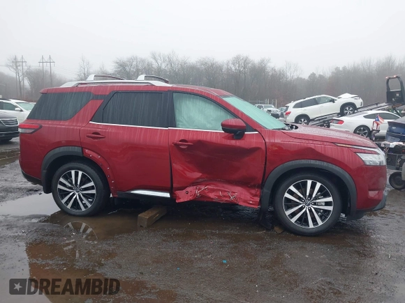 2024 Nissan Pathfinder Platinum z VIN 5N1DR3DJ1RC275508, wystawiony jako IAAI lot #41566678 z przebiegiem 5 326 mil mil oraz . Historia ofert i sprzedaży dostępna na DreamBid. Obrazek 13.