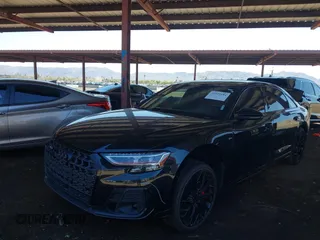 2023 Audi A8 with VIN WAULDAF80PN010705, listed as a IAAI auction lot 41831684 with 13,209 mi miles. Bid and sale history available at carsss.com. Image 2.