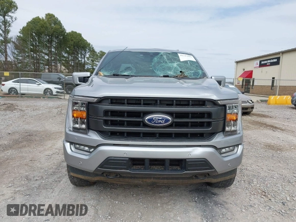 2021 Ford F-150 XL with VIN 1FTFW1ED4MFB51064, listed as a IAAI auction lot 41747593 with 35,842 mi miles. Bid and sale history available at carsss.com. Image 12.