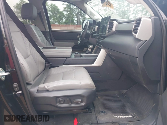 2024 Toyota Tundra Limited Hybrid with VIN 5TFJC5DB5RX046352, listed as a IAAI auction lot 42139232 with 22,189 mi miles and . Bid and sale history available at DreamBid. Image 5.