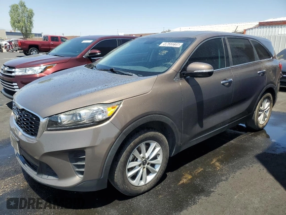 2019 Kia Sorento LX with VIN 5XYPG4A54KG443292, listed as a Copart auction lot 64502715 with 141,287 mi miles and Clean title. Bid and sale history available at DreamBid. Image 1.