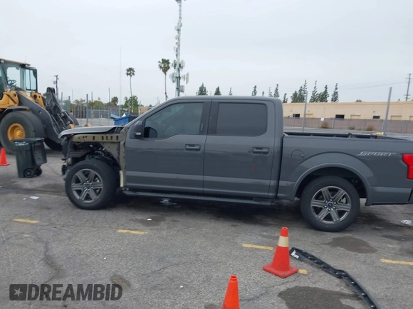 2020 Ford F-150 XL with VIN 1FTEW1C42LFA49954, listed as a IAAI auction lot 41721660 with 37,181 mi miles and . Bid and sale history available at DreamBid. Image 15.