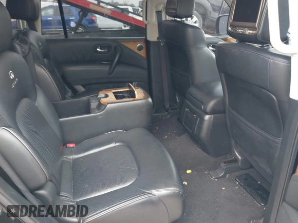 2011 Infiniti QX56 7-passenger z VIN JN8AZ2NF6B9500900, wystawiony jako IAAI lot #41585262 z przebiegiem 201 958 mil mil oraz . Historia ofert i sprzedaży dostępna na DreamBid. Obrazek 8.