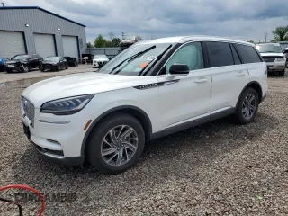 2021 Lincoln Aviator Standard z VIN 5LM5J6XC3MGL06086, wystawiony jako Copart lot #59927495 z przebiegiem 44 938 mil mil oraz Szkoda całkowita • Salvage title. Historia ofert i sprzedaży dostępna na DreamBid. Obrazek 1.