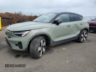 2022 Volvo C40 Recharge Pure Electric Ultimate with VIN YV4ED3GB7N2008172, listed as a Copart auction lot 78682694 with 54,205 mi miles and Salvage Title. Bid and sale history available at carsss.com. Image 1.