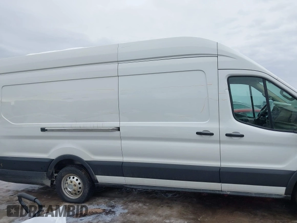 2023 Ford Transit Cargo with VIN 1FTBR3U80PKA40125, listed as a IAAI auction lot 41709473 with 83,626 mi miles and . Bid and sale history available at DreamBid. Image 13.