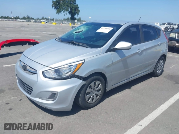 2016 Hyundai Accent SE with VIN KMHCT5AE5GU279763, listed as a IAAI auction lot 42110991 with 136,291 mi miles. Bid and sale history available at carsss.com. Image 2.