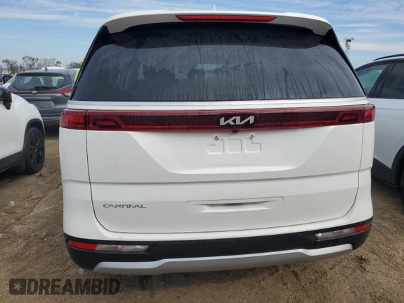 2024 Kia Carnival EX with VIN KNDNC5H37R6391862, listed as a Copart auction lot 74971224 with 5,404 mi miles and Salvage Title. Bid and sale history available at carsss.com. Image 6.