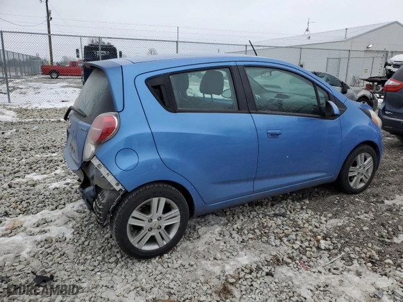 2013 Chevrolet Spark LT with VIN KL8CD6S96DC506381, listed as a Copart auction lot 42248425 with 118,338 mi miles and Salvage Title. Bid and sale history available at carsss.com. Image 3.