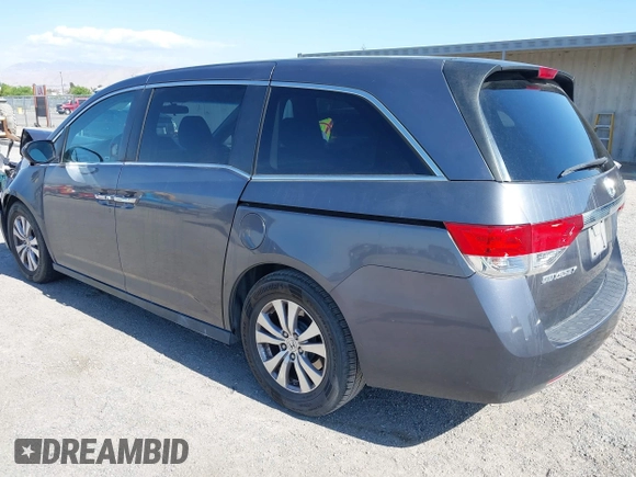 2016 Honda Odyssey EX z VIN 5FNRL5H43GB052589, wystawiony jako IAAI lot #42404965 z przebiegiem 107 292 mil mil oraz . Historia ofert i sprzedaży dostępna na DreamBid. Obrazek 3.