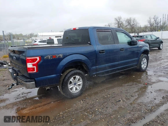 2018 Ford F-150 XL with VIN 1FTEW1E57JFD02530, listed as a IAAI auction lot 42152385 with 81,230 mi miles and . Bid and sale history available at DreamBid. Image 4.