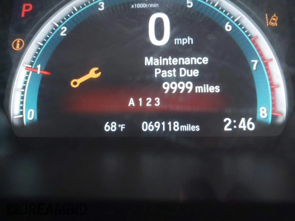 2019 Honda Civic Sedan EX with VIN JHMFC1F37KX014009, listed as a IAAI auction lot 41938780 with 69,118 mi miles. Bid and sale history available at carsss.com. Image 7.