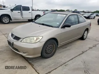 2004 Honda Civic LX with VIN 1HGEM22504L042804, listed as a Copart auction lot 55360395 with 0 mi miles and Clean Title. Bid and sale history available at carsss.com. Image 1.