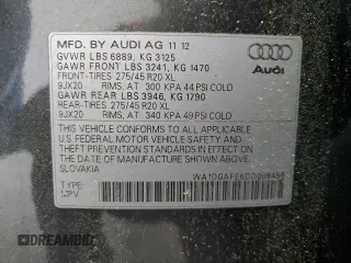 2013 Audi Q7 S line Prestige с VIN WA1DGAFE6DD008456, выставлен на аукционе Copart как лот 62296285 с пробегом 148 257 миль миль и Чистый • Clean title. История ставок и продаж доступна на DreamBid. Изображение 13.