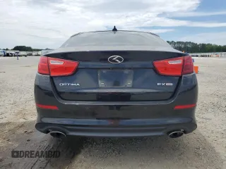2015 Kia Optima EX z VIN 5XXGN4A7XFG376859, wystawiony jako Copart lot #56936755 z przebiegiem 122 440 mil mil oraz Szkoda całkowita • Salvage title. Historia ofert i sprzedaży dostępna na DreamBid. Obrazek 6.