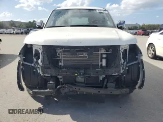 2020 Nissan Armada Platinum with VIN JN8AY2NF5L9360651, listed as a Copart auction lot 80011224 with 28,093 mi miles and Salvage Title. Bid and sale history available at carsss.com. Image 5.