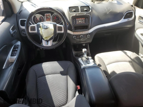 2017 Dodge Journey SXT with VIN 3C4PDCBG9HT607530, listed as a Copart auction lot 49115055 with 133,103 mi miles and Salvage Title. Bid and sale history available at carsss.com. Image 8.