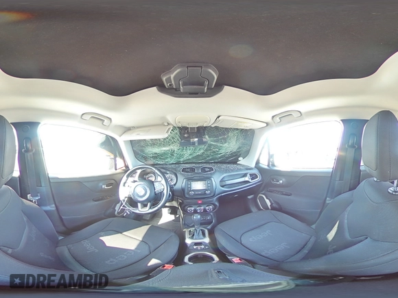 2017 Jeep Renegade Latitude with VIN ZACCJABB4HPE66423, listed as a Copart auction lot 53924625 with 97,922 mi miles and Salvage Title. Bid and sale history available at carsss.com. Image 15.