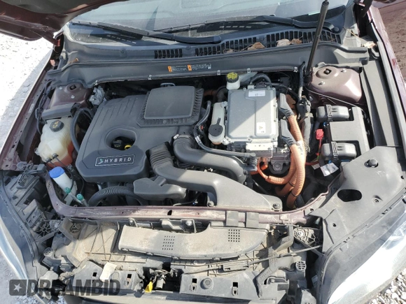 2017 Lincoln MKZ Hybrid Reserve with VIN 3LN6L5MU4HR636584, listed as a Copart auction lot 47439115 with 93,132 mi miles and Salvage Title. Bid and sale history available at carsss.com. Image 12.