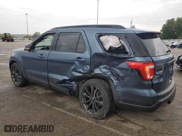 2018 Ford Explorer XLT with VIN 1FM5K7DH0JGB98690, listed as a Copart auction lot 57465175 with 83,551 mi miles and Salvage title. Bid and sale history available at DreamBid. Image 2.
