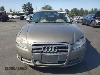 2007 Audi A4 3.2L with VIN WAUDH48H27K021925, listed as a Copart auction lot 60487555 with 143,947 mi miles and Salvage title. Bid and sale history available at DreamBid. Image 5.