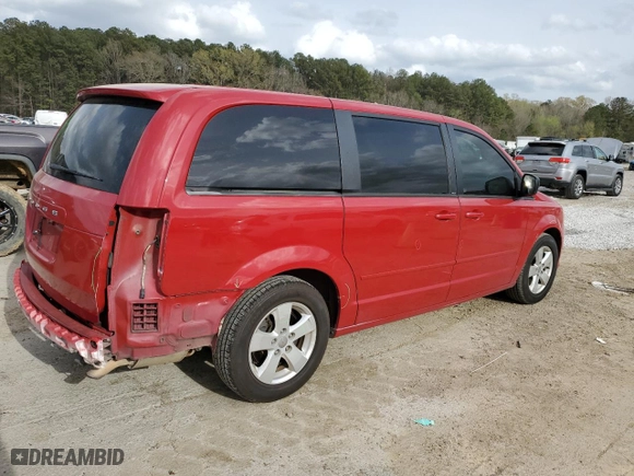 2013 Dodge Grand Caravan SXT with VIN 2C4RDGBG2DR791190, listed as a Copart auction lot 48193165 with 138,116 mi miles and Salvage Title. Bid and sale history available at carsss.com. Image 3.