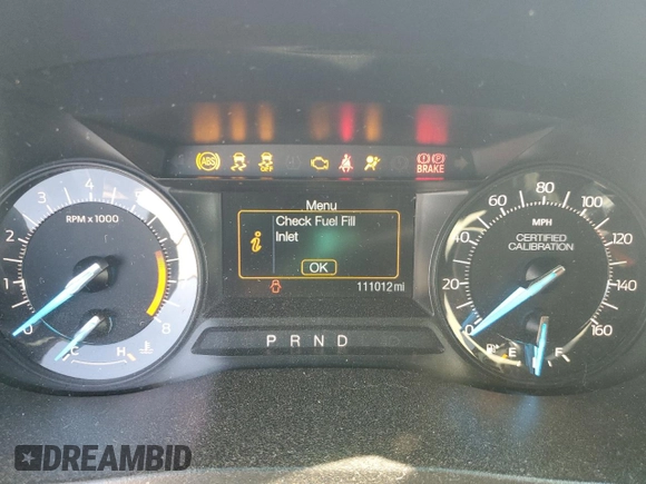 2016 Ford Utility Police Interceptor with VIN 1FM5K8AR8GGA08291, listed as a Copart auction lot 43563794 with 111,012 mi miles and Salvage Title. Bid and sale history available at carsss.com. Image 9.