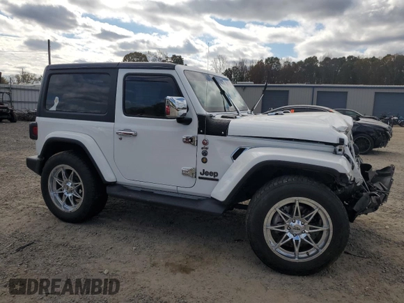 2021 Jeep Wrangler Sport S with VIN 1C4GJXAN4MW586431, listed as a Copart auction lot 79587694 with 30,013 mi miles and Salvage Title. Bid and sale history available at DreamBid. Image 4.