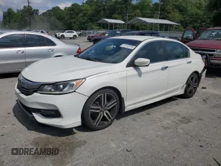 2016 Honda Accord Sport с VIN 1HGCR2F55GA024074, выставлен на аукционе Copart как лот 57413775 с пробегом 203 264 миль миль и Списание • Salvage title. История ставок и продаж доступна на DreamBid. Изображение 1.