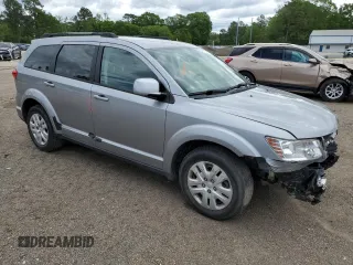 2019 Dodge Journey SE with VIN 3C4PDCBB8KT779253, listed as a Copart auction lot 51685575 with 41,229 mi miles and Salvage Title. Bid and sale history available at DreamBid. Image 4.