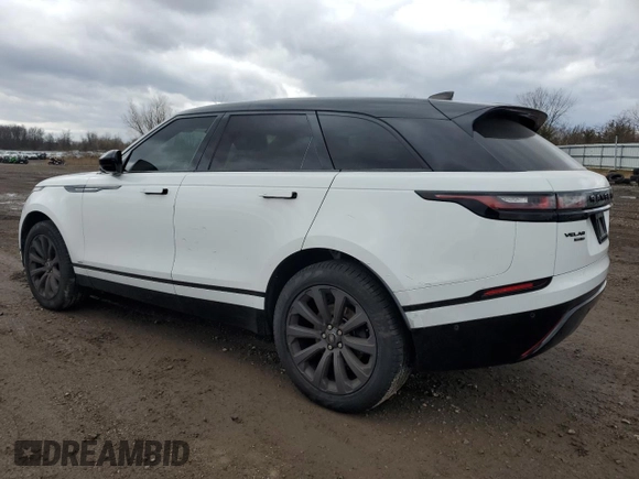 2019 Land Rover Range Rover Velar R-Dynamic SE z VIN SALYL2EX7KA791323, wystawiony jako Copart lot #50021995 z przebiegiem 62 581 mil mil oraz Czysty tytuł • Clean title. Historia ofert i sprzedaży dostępna na DreamBid. Obrazek 2.