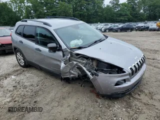 2016 Jeep Cherokee Sport with VIN 1C4PJMAB8GW286111, listed as a Copart auction lot 64189715 with 96,138 mi miles and Salvage title. Bid and sale history available at DreamBid. Image 4.