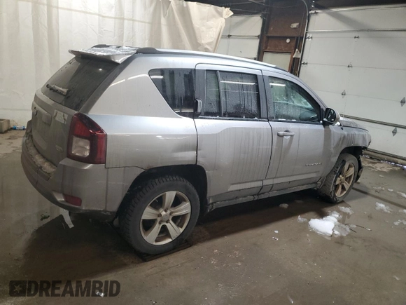 2016 Jeep Compass High Altitude Edition with VIN 1C4NJDEB0GD723578, listed as a Copart auction lot 46068805 with 183,014 mi miles and Salvage Title. Bid and sale history available at carsss.com. Image 3.