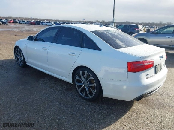 2012 Audi A6 3.0T Prestige with VIN WAUJGAFC4CN048421, listed as a IAAI auction lot 41700421 with 117,530 mi miles. Bid and sale history available at carsss.com. Image 3.
