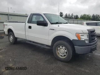 2014 Ford F-150 XL with VIN 1FTNF1EFXEKD42719, listed as a Copart auction lot 57966955 with 136,751 mi miles and Salvage title. Bid and sale history available at DreamBid. Image 4.